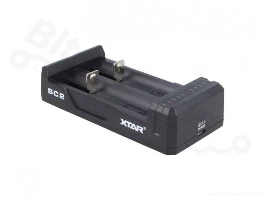 Oplader voor 18650 Li-Ion batterijen/accu's 3A XTAR-SC2